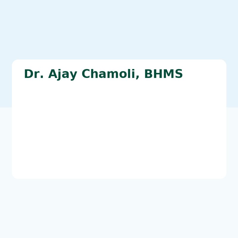 Dr Ajay Chamoli